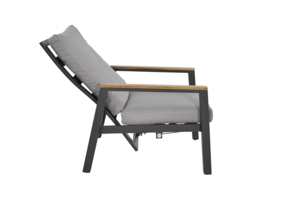 Duo Loungeset Coda | Charcoal | Aluminium| Showroom