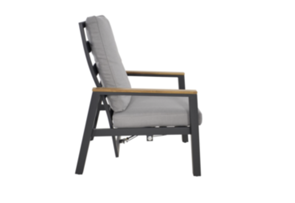 Duo Loungeset Coda | Charcoal | Aluminium| Showroom