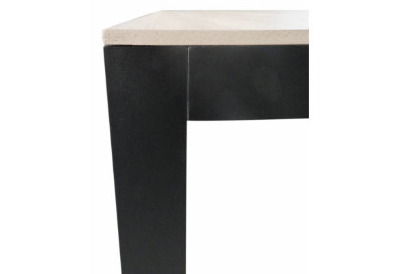 7-delige tuinset | 6 Isabel stoelen (Sand) | 225cm Cyprus tuintafel (Wood)