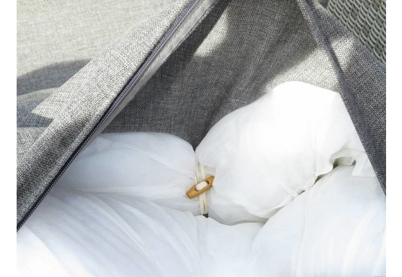 Verstelbare tuinstoel Dublin | Rond Wicker | Sweet Brown | Showroom