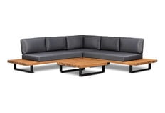 Hoek Loungeset Bastan | Acacia en Aluminium | Eurofar