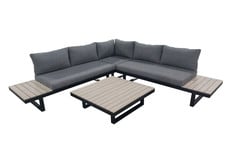 Plateau Loungeset Hoedspruit | 4-delig | Aluminium & Polywood