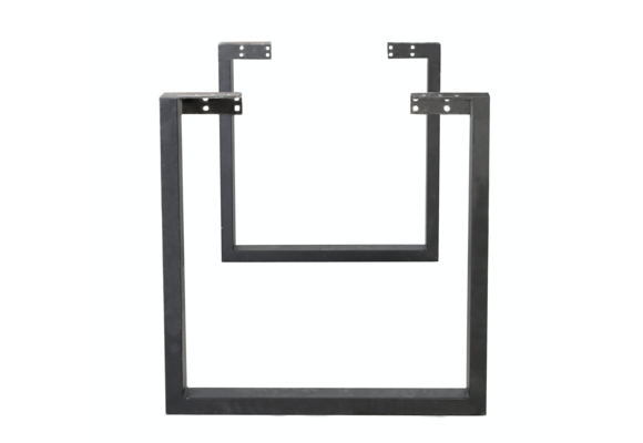 7-delige tuinset | 6 Delia stoelen Black | 210x100cm Rock tuintafel