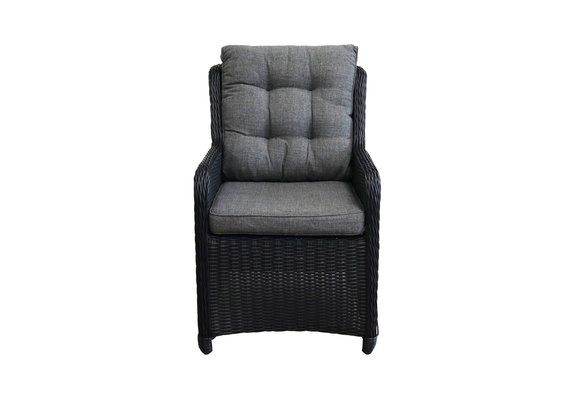 Dining tuinstoel Dublin | Black | Wicker