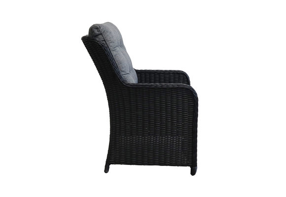 Dining tuinstoel Dublin | Black | Wicker