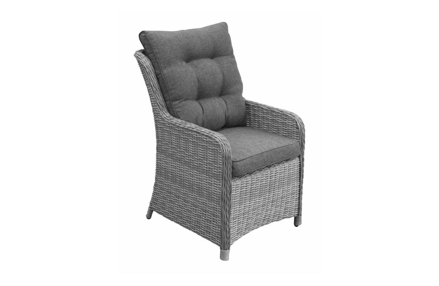 4 Seizoenen Tuinmeubelen Dining tuinstoel Dublin | Mystic Grey | Wicker