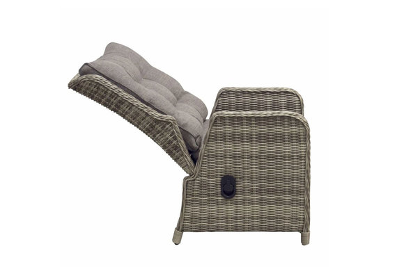 Verstelbare tuinstoel Dublin | Ash Grey | Wicker