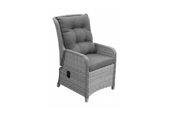 Verstelbare tuinstoel Dublin | Mystic Grey | Wicker