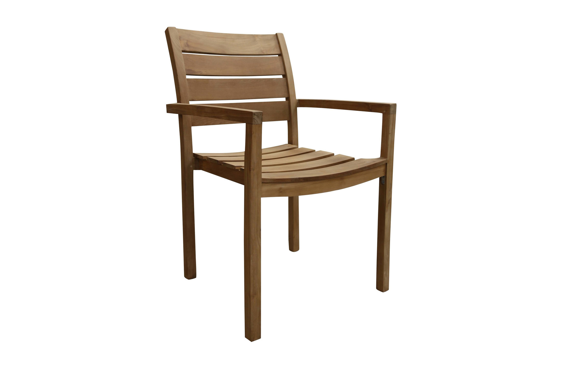 4 Seizoenen Tuinmeubelen Teakhout tuinstoel Bulu | Stapelbaar | Teakhout