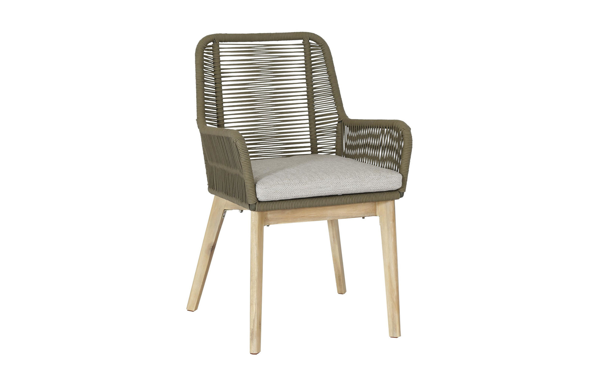 4 Seizoenen Tuinmeubelen Dining tuinstoel Paduga | Groen | Rope