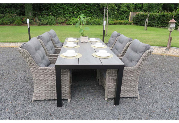 Dining tuinstoel Dublin | Ash Grey | Wicker
