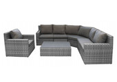 XL-Hoek Loungeset Santonio | 7-delig | met stoel | Wicker