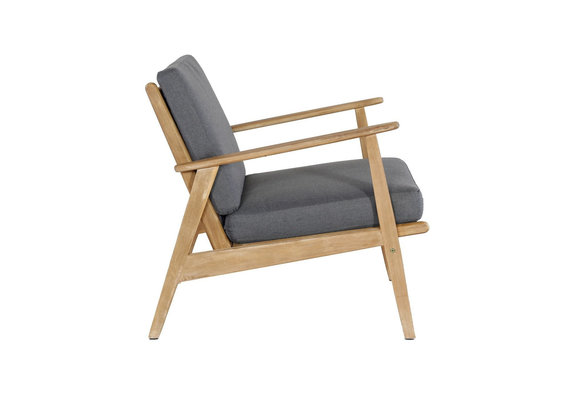 4-delige Loungeset Narvik | Grey | Acacia Hout | Eurofar