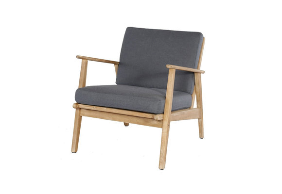 4-delige Loungeset Narvik | Grey | Acacia Hout | Eurofar