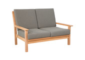 Loungebank 2-zits | 124cm | Teakhout