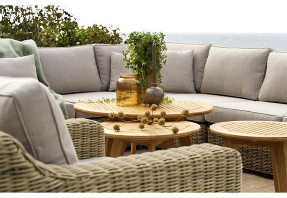 Hoekelement Glendon | Rustic | Rond Wicker | Brafab