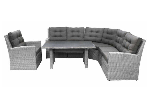 Stel je eigen Dublin Lounge Dining set samen | Mystic Grey | Wicker