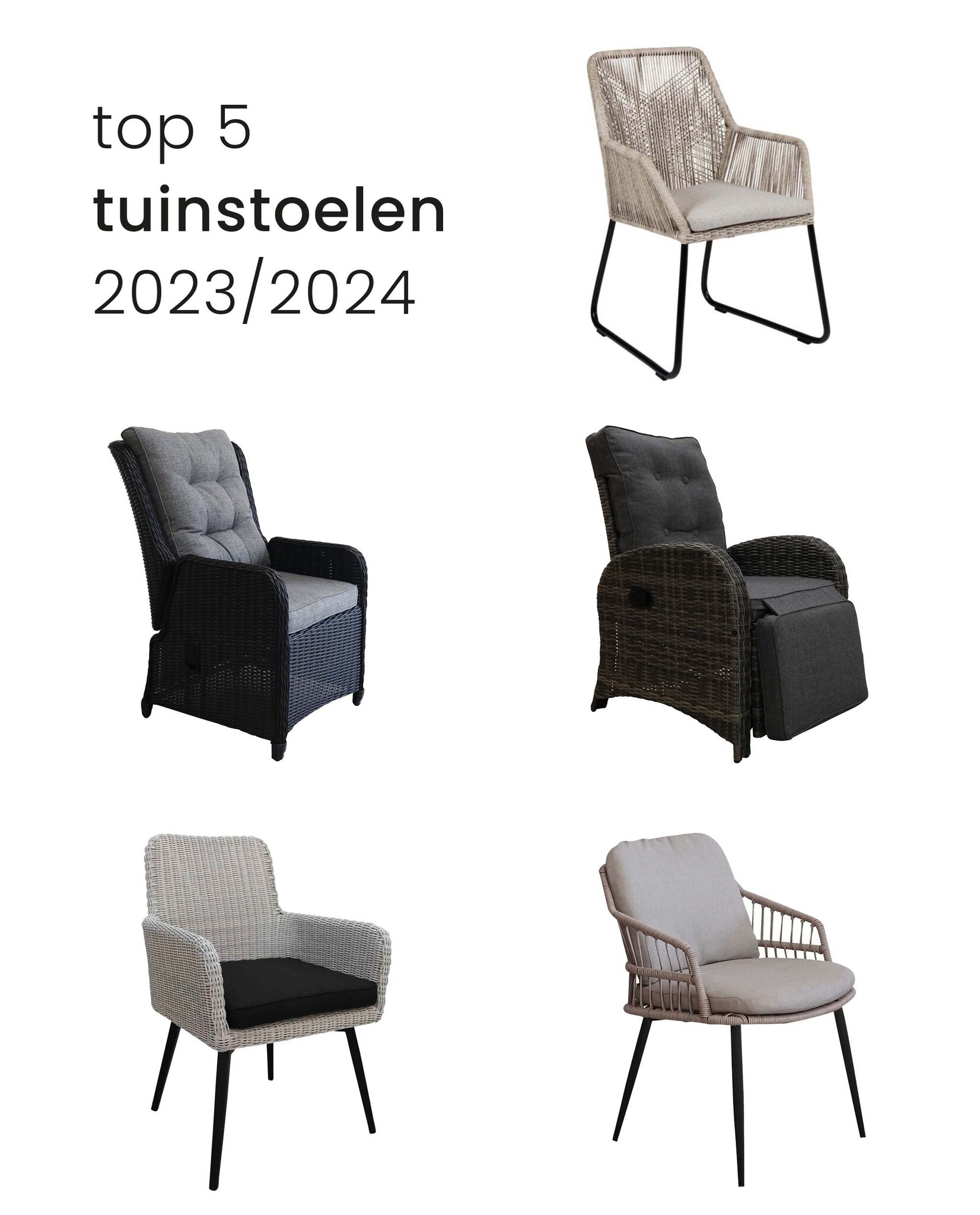 top 5 tuinstoelen