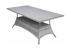 Tuintafel Dublin 180x90cm | Keramiek & Wicker