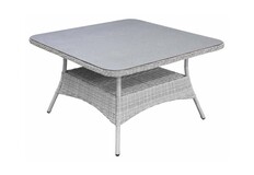 Vierkante tuintafel Dublin 115x115cm | Keramiek & Wicker