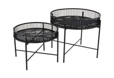 Bijzettafels Aiko | Bamboe & Metaal | Lesli Living