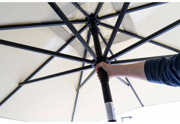 Madison Parasol | Corsica push-up | Grey | 200x250cm