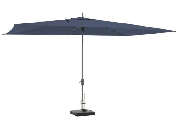 Madison Parasol | Rectangle | Safier Blue | 400x300cm