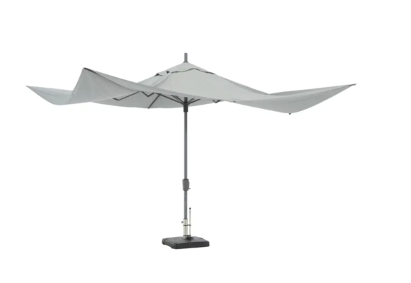 Madison Parasol | Rectangle | Grey | 400x300cm