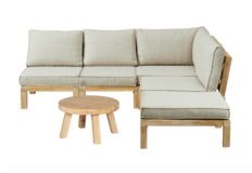 Hoek loungeset Kent | 6-delig | Acacia