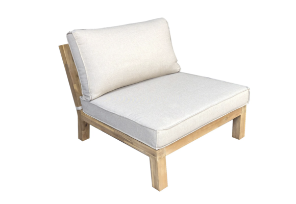 Hoek loungeset Kent | 6-delig | Sand | Acacia