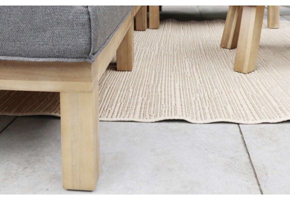 Hoek loungeset Kent | 6-delig | Grey | Acacia