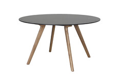 Ronde tuintafel Belvedere ø140cm | Aluminium & Keramisch glas