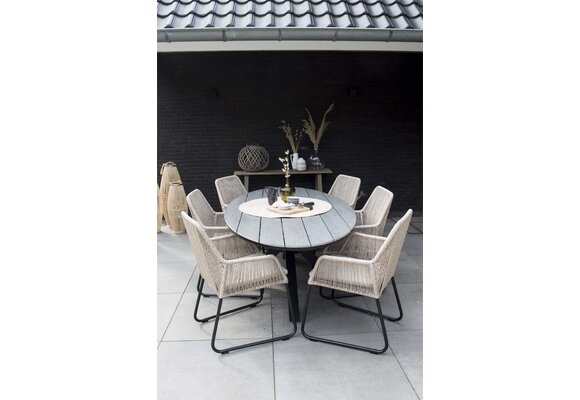 Tuintafel Cyprus ovaal 220cm | Grey | | Showroom