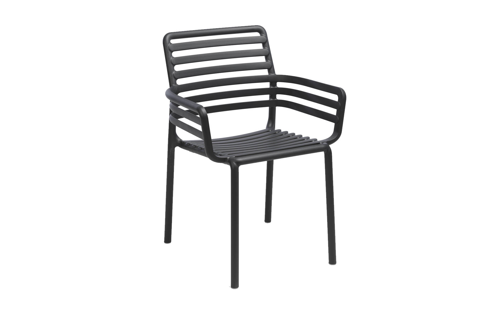 Nardi Stapelbare tuinstoel Doga | Kunststof | Antraciet