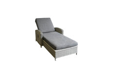 Ligbed Dublin | Met kussen | Wicker