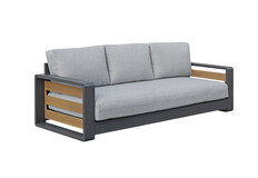 Loungebank Fosega | 3-persoons | Aluminium