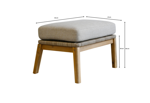 Hocker Felline | Naturel | Acaciahout