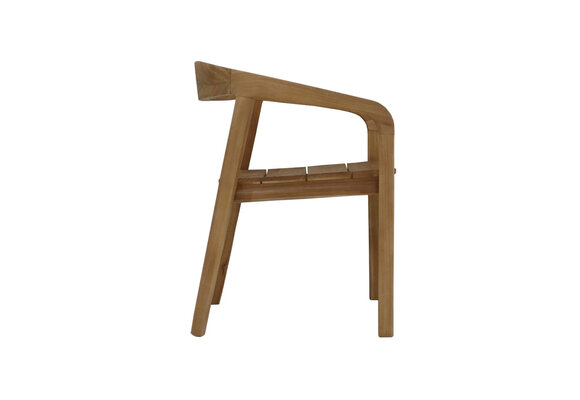 Stapelbare tuinstoel Selly | Teakhout