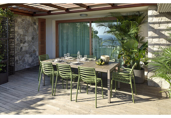 Stapelbare tuinstoel Doga | Kunststof | Agave