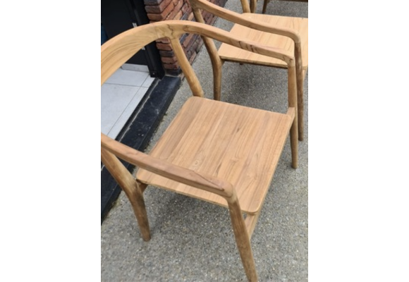 Stapelbare tuinstoel Lotte | Teakhout