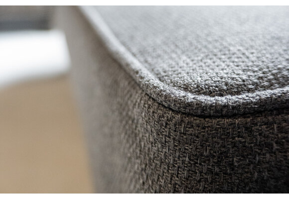 Hoek Loungebank Isabel | 3-delig | Black/Black  | Rope