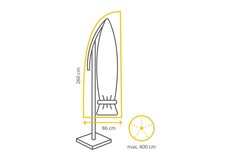 Outdoor Covers Parasol beschermhoes | 260x60/86cm