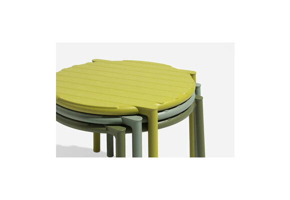 Bijzettafel Doga ø49,5cm | Kunststof | Pera