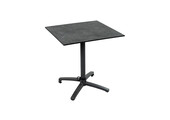 Inklapbare terrastafel Gent 70x70cm | Black