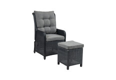 Dublin tuinstoel verstelbaar | Black + Hocker 40x40 | Black