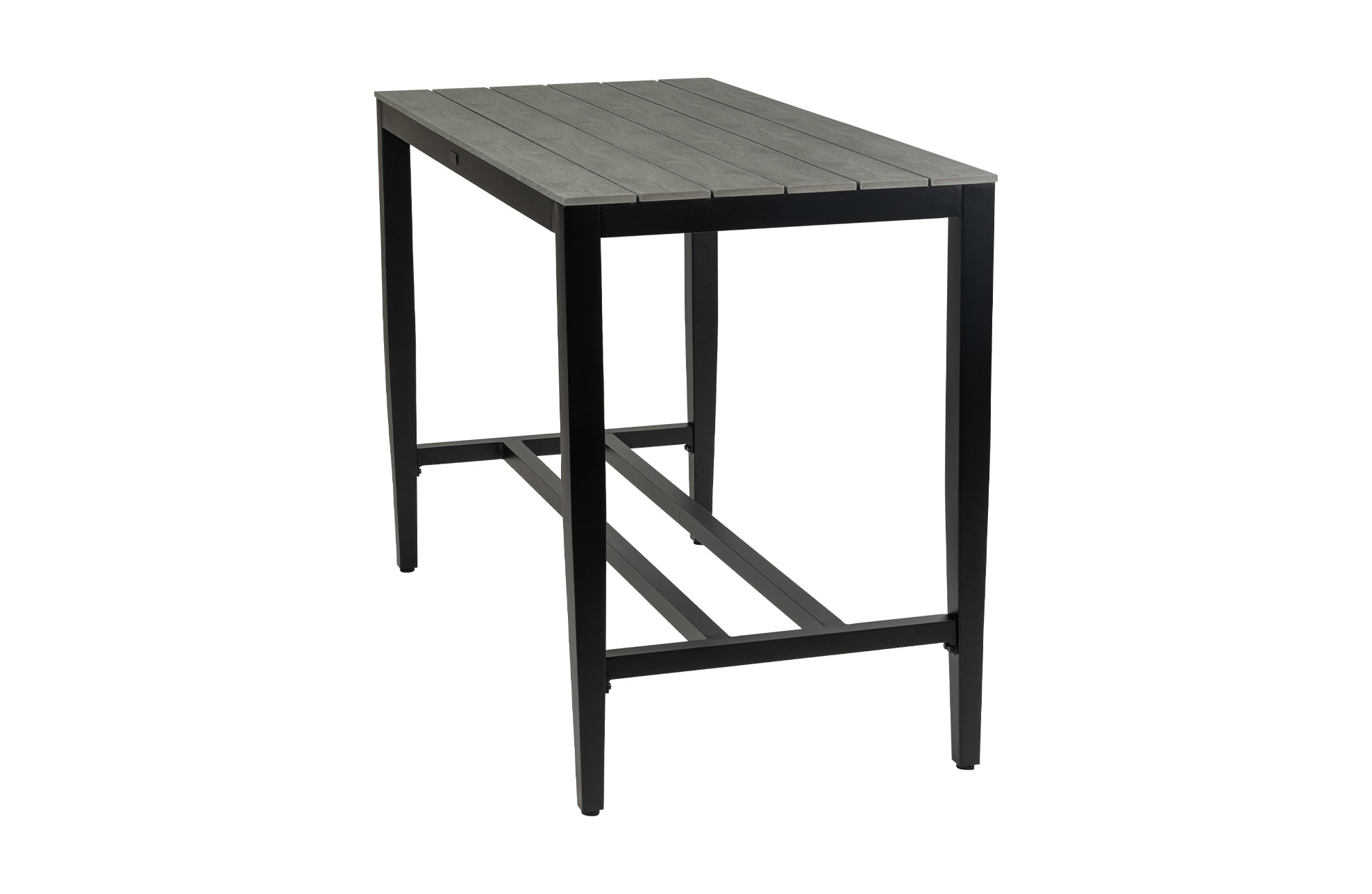 4 Seizoenen Tuinmeubelen Bartafel Cyprus 150x75cm | Grey | Polywood & Aluminium