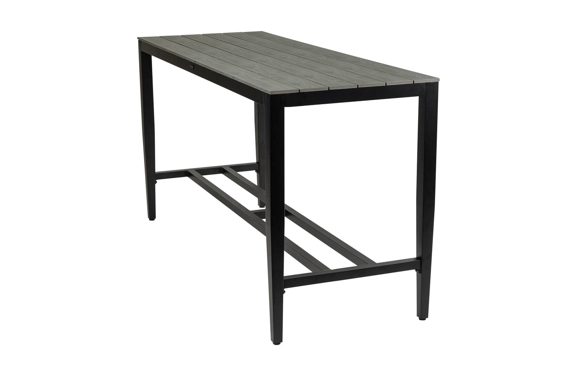 4 Seizoenen Tuinmeubelen Bartafel Cyprus 200x75 cm | Grey | Polywood & Aluminium