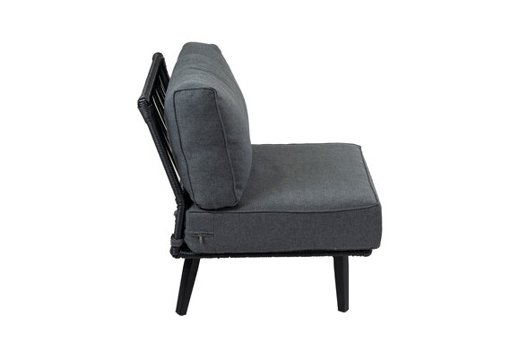 Middenelement Isabel | Black/Black | Rope