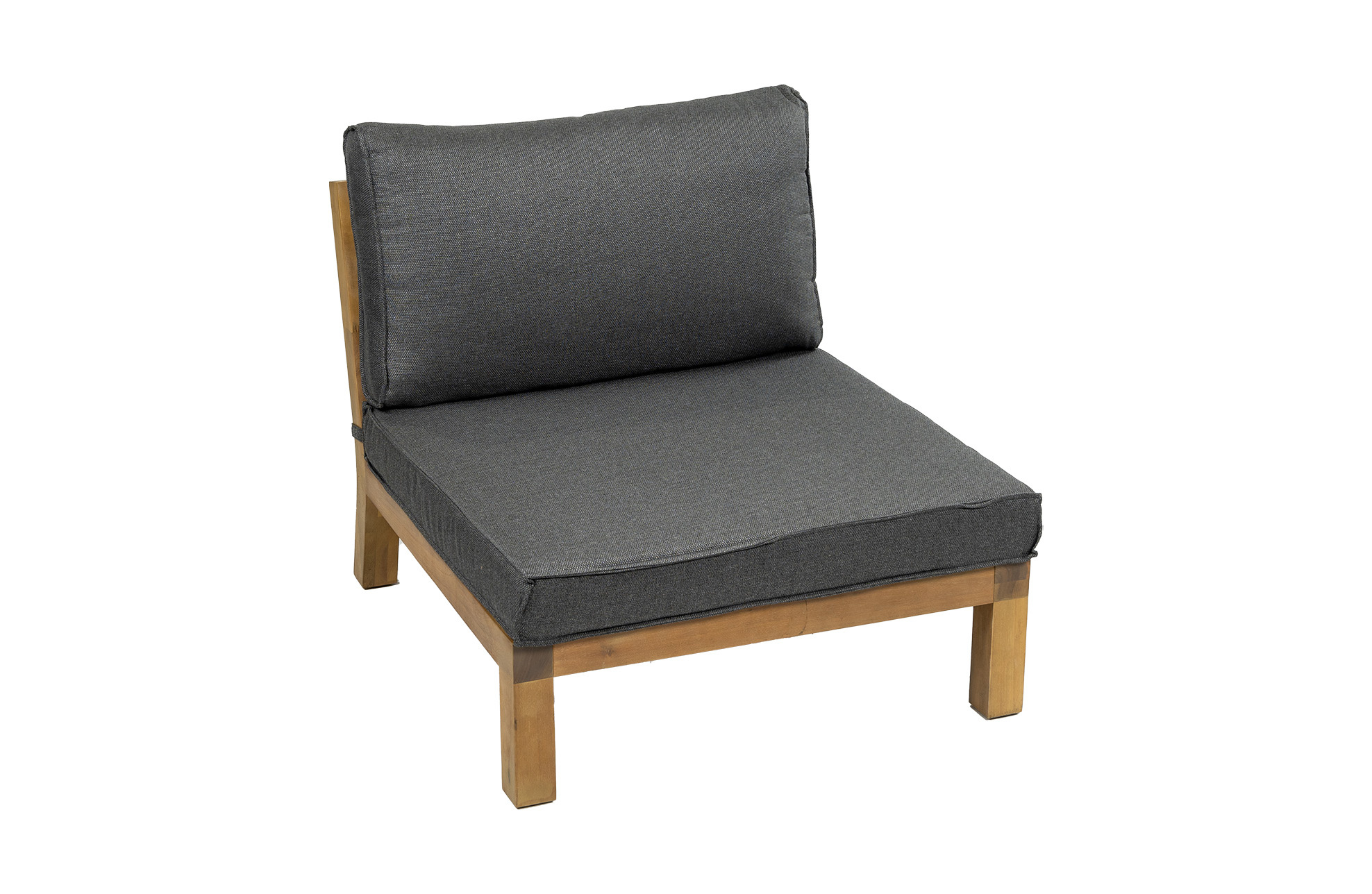 4 Seizoenen Tuinmeubelen Middenelement Kent | Loungestoel | Grey | Acacia