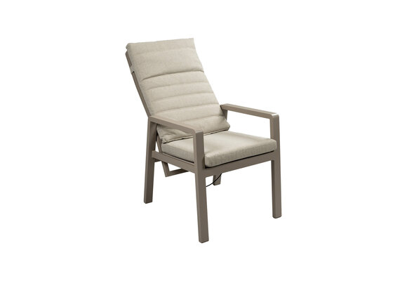 Verstelbare tuinstoel Berlijn | Champagne & Taupe